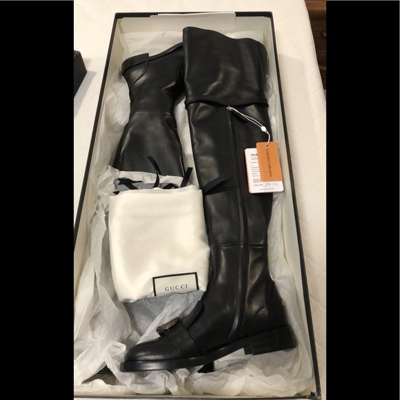 Queercore Brogue Over The Knee Boots / NWB - Picture 12 of 12